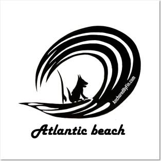 Wave Dog Atlantic Beach Posters and Art